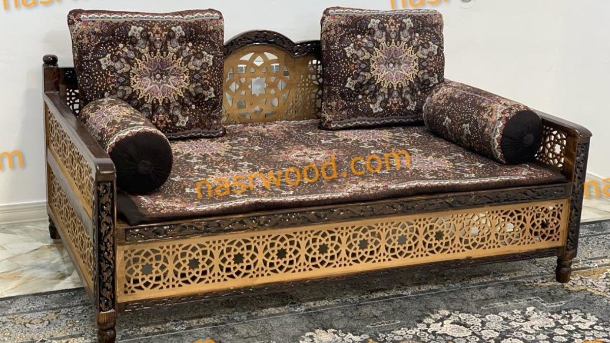 تخت سنتی صنایع چوب نصر