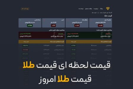 قیمت لحظه‌ای طلا | قیمت طلا امروز در بازار ایران
