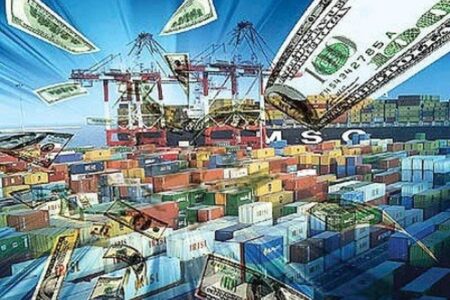 ارزش تجارت خارجی کشور کاهش یافت