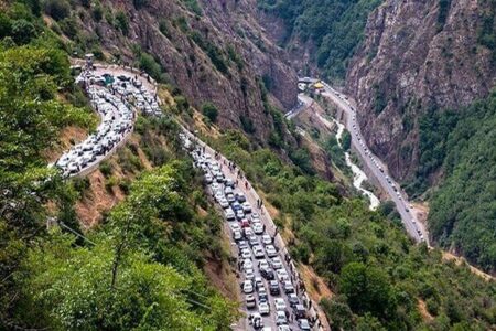بازگشایی دوطرفه محور چالوس و آزادراه تهران–شمال از ساعت ۲۱ | ترافیک سنگین محورهای شمالی