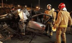 جزئیات تصادف مرگبار پژو و کامیون در سمنان؛ ۶ تبعه خارجی کشته شدند